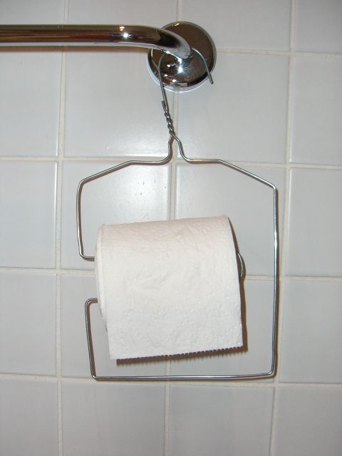 Wire-coat-hanger-toilet-roll Holder...