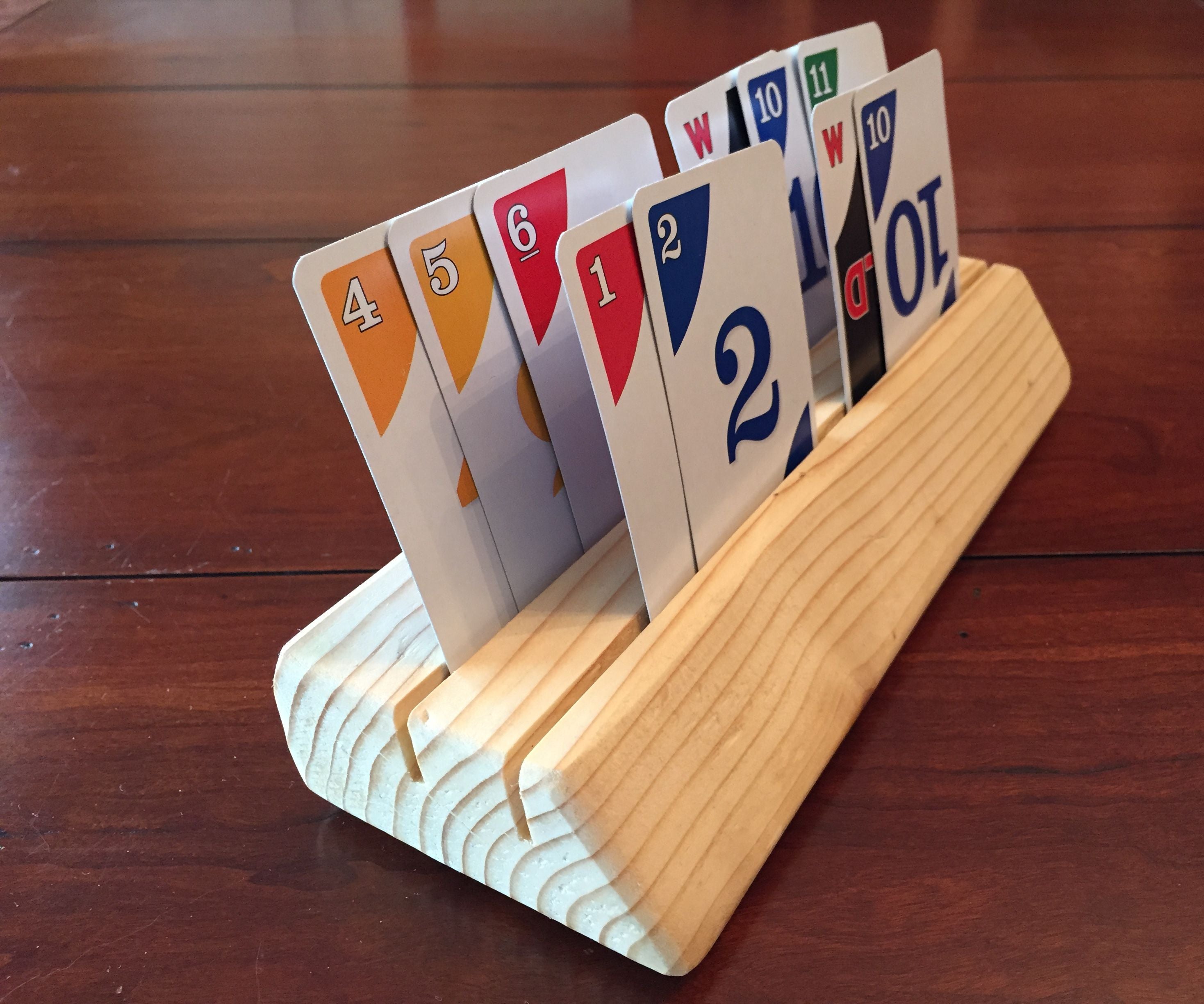 Wooden Playing Card Holder For Kids 5 Steps with Pictures Wooden Playing Card Holder For Kids 5 Steps with Pictures