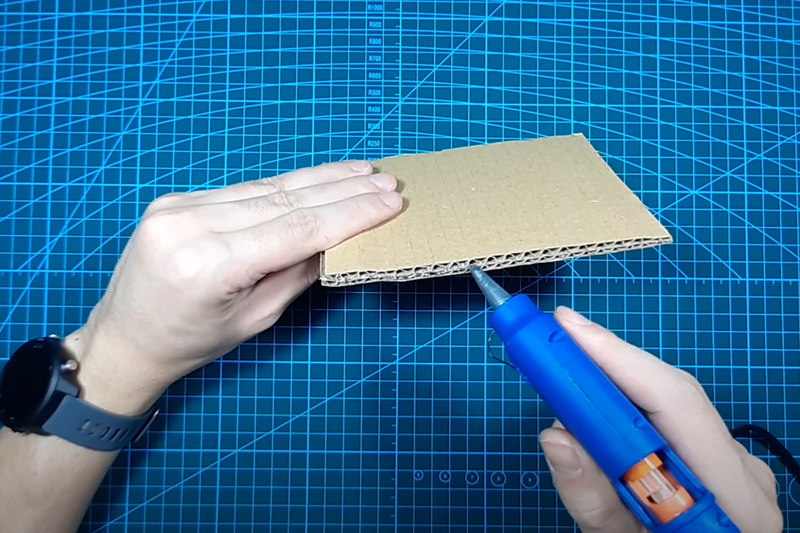 Mount the Parts With Hot Glue