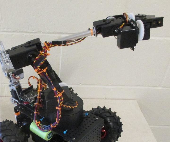 1sheeld controlled robotic arm DIY Project DIY Project Image