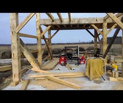 a timber frame barn build DIY Project DIY Project Image