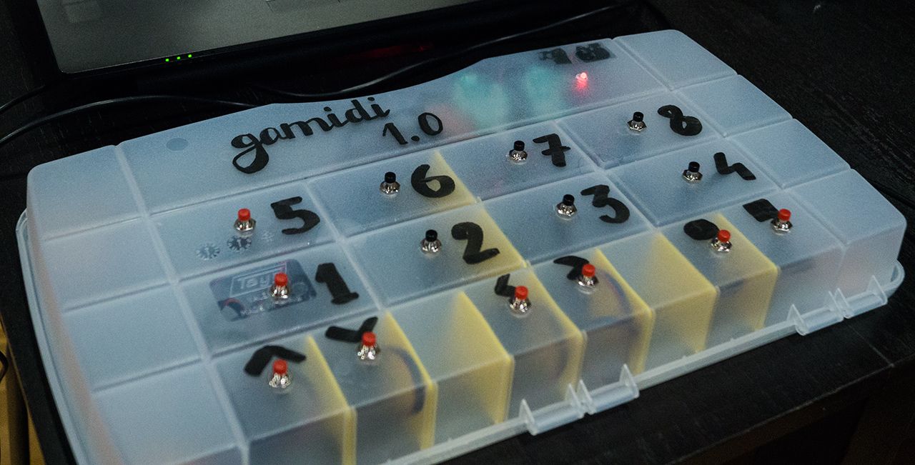 USB Midi Device From Old Gamepad