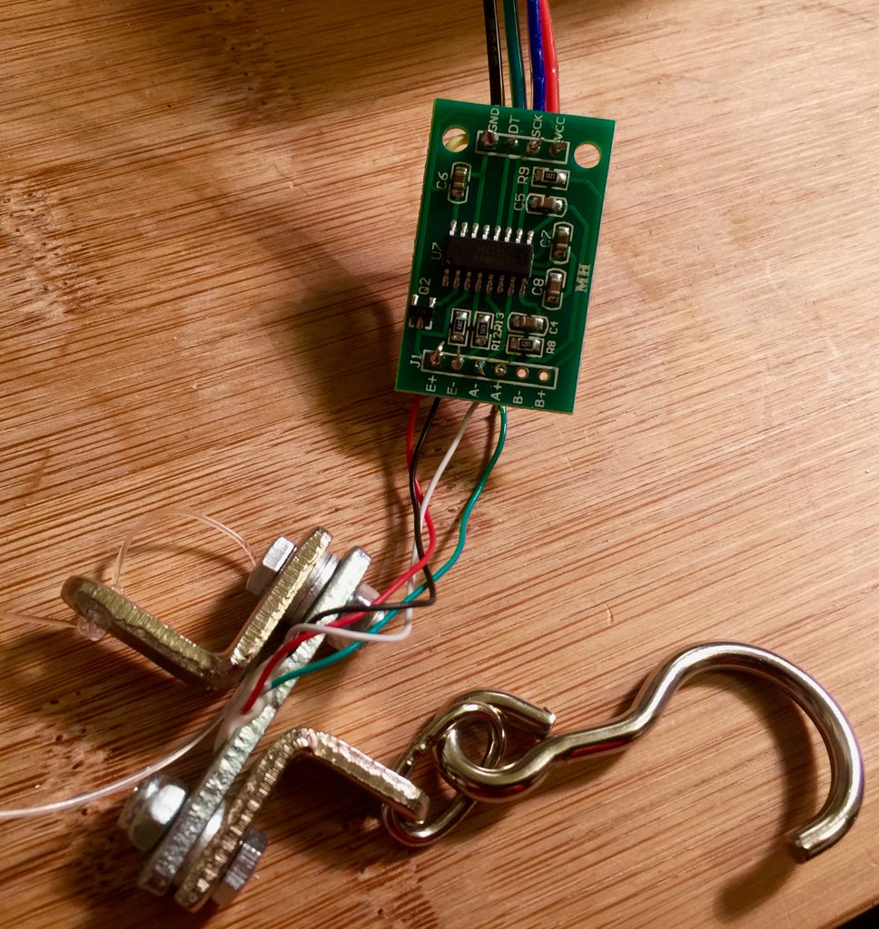Get a Hanging Weight Sensor Out of a Luggage Scale for Your Arduino ...
