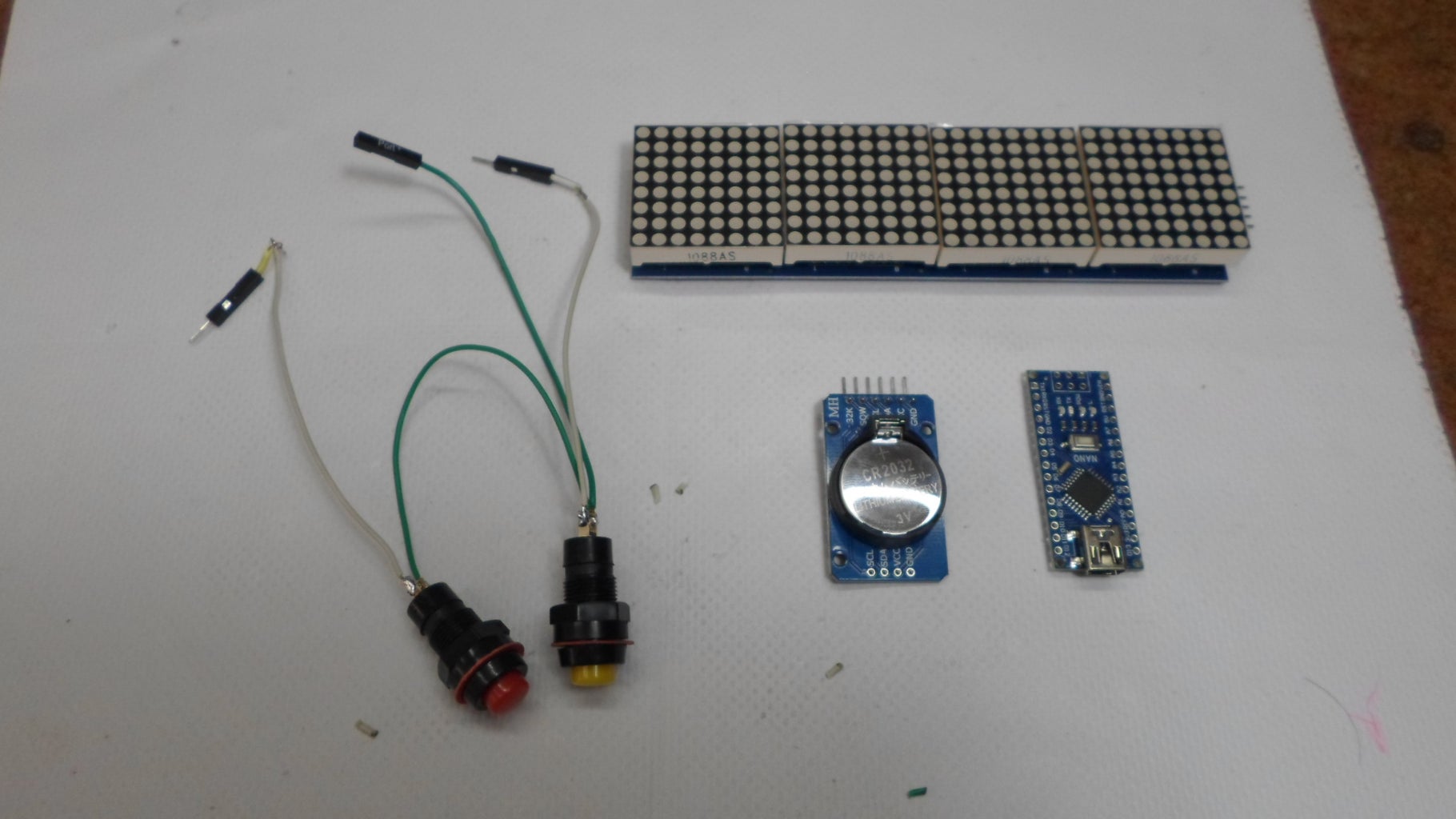 Arduino Nano Mini LED Matrix Clock - Instructables