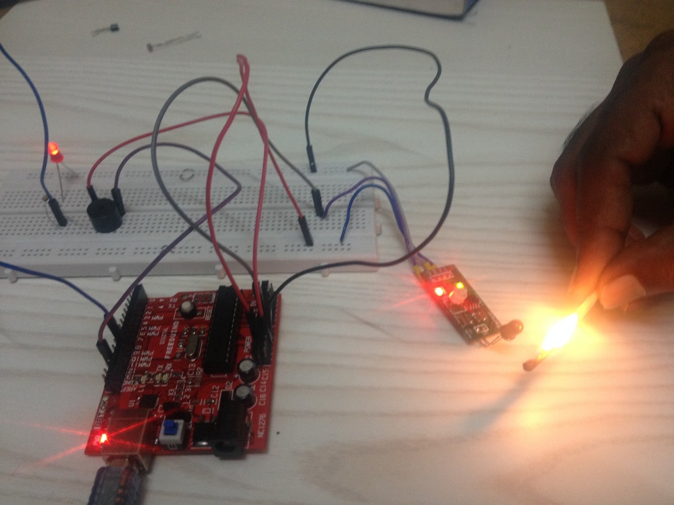 Fire Detection Using Arduino and Flame Sensor : 3 Steps - Instructables