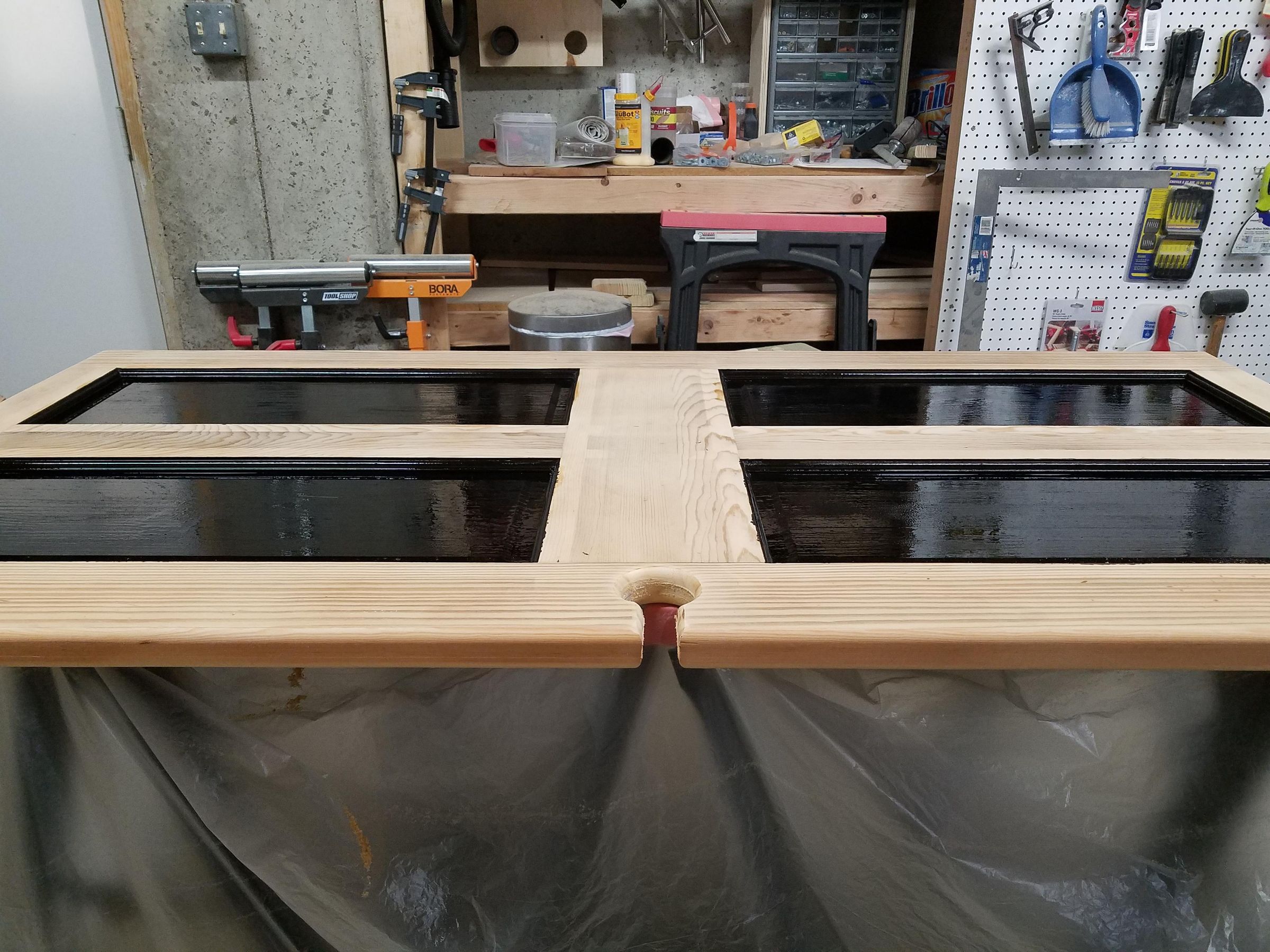 DIY Desk From Solid Wood Six-Panel Door : 9 Steps (with Pictures ...