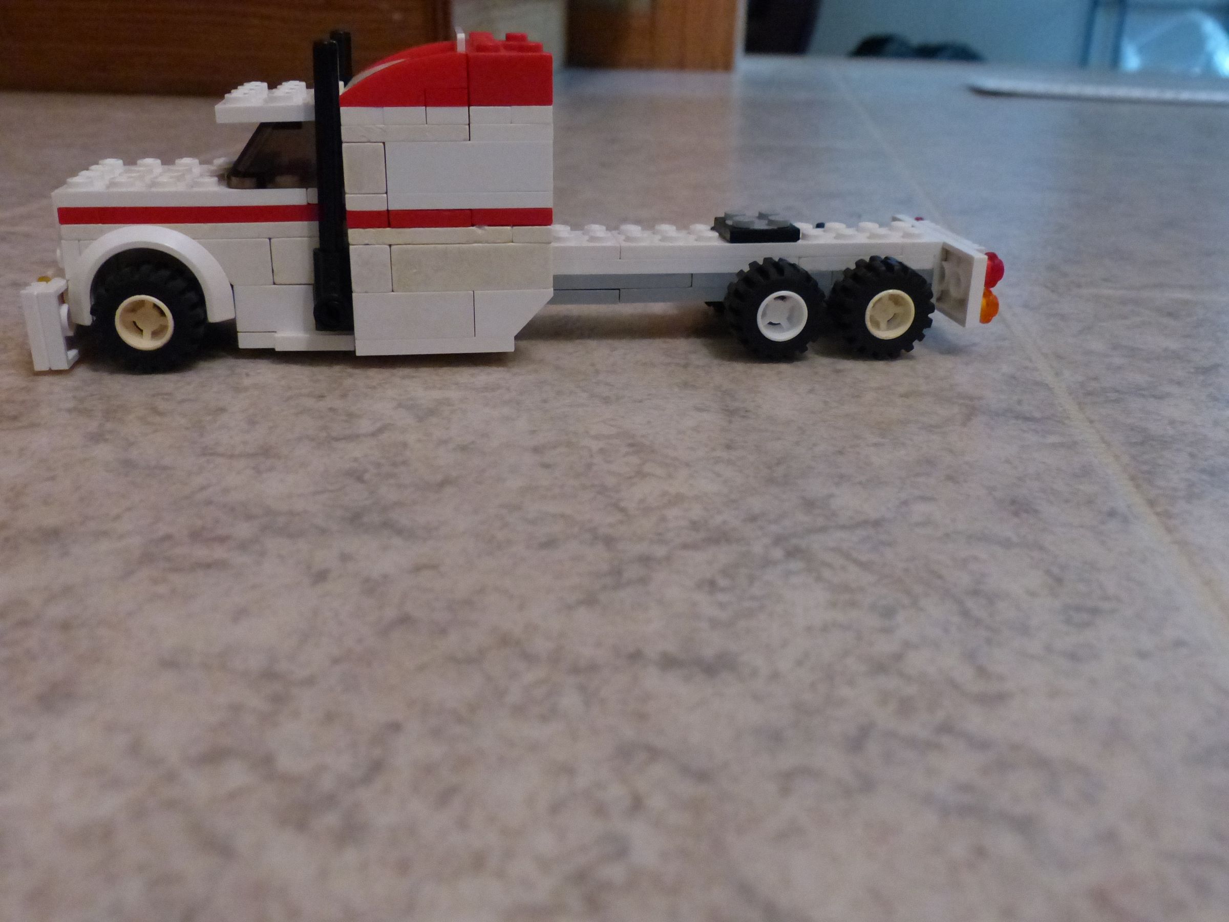 LEGO Semi, Grain Trailers, and Bin 7 Steps (with Pictures