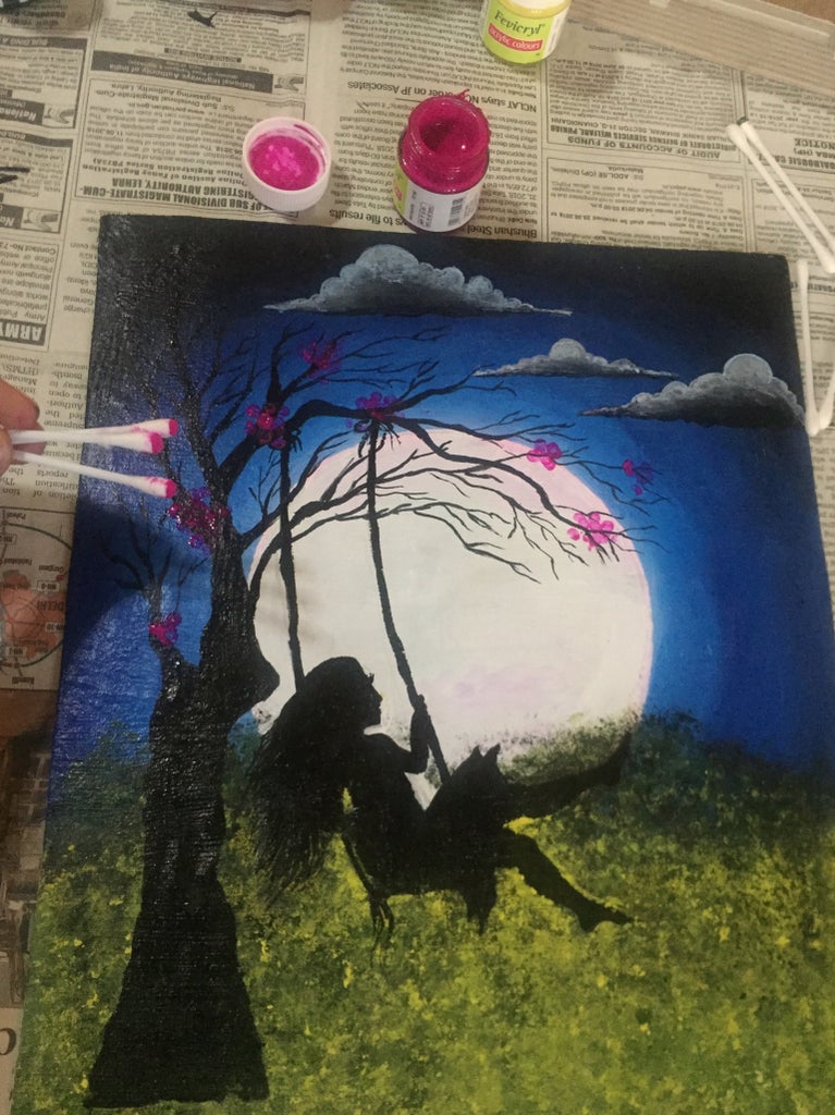 Moonlight Joy Painting 5 Steps Instructables Moonlight Joy Painting 5 Steps Instructables