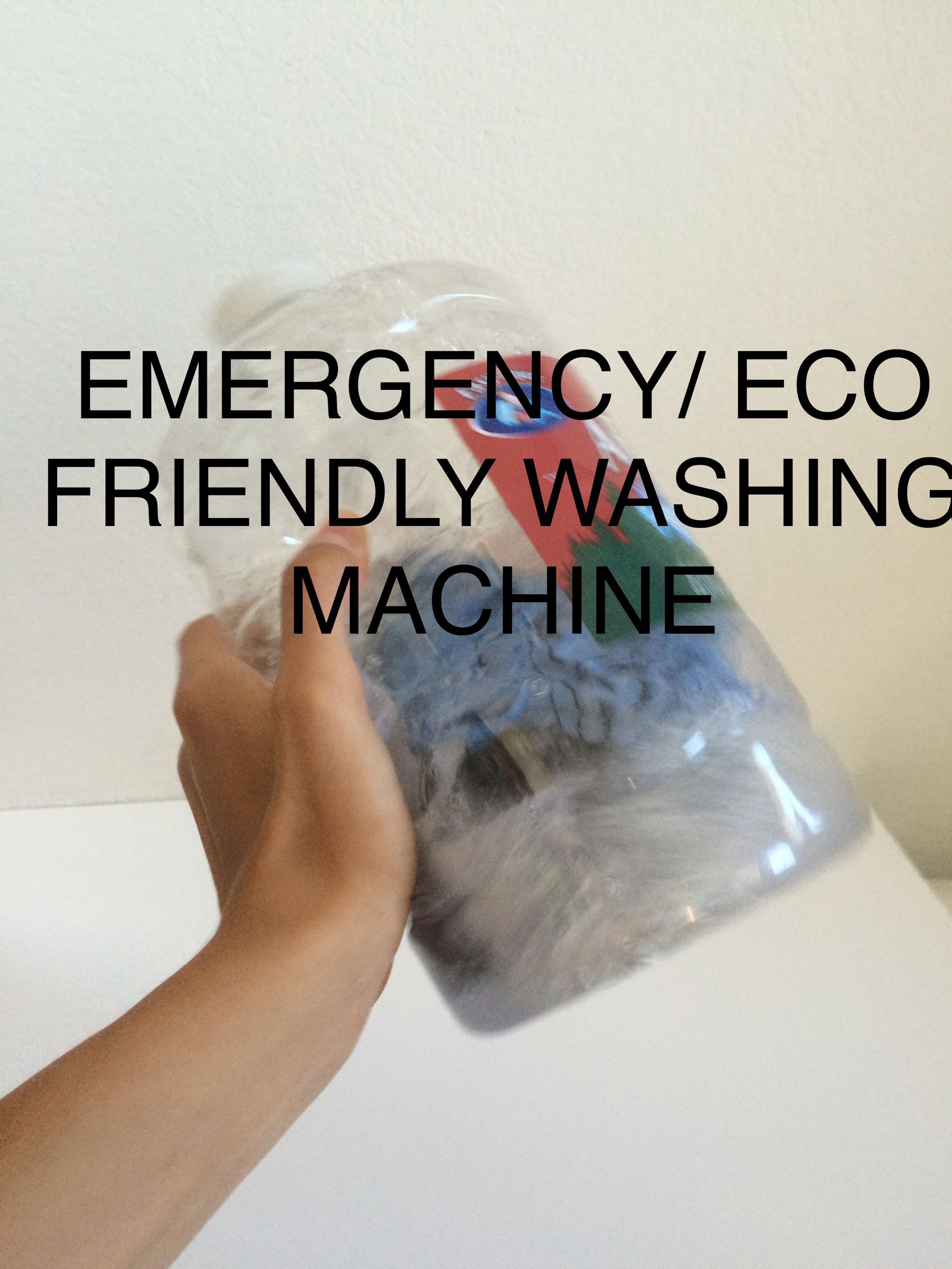 DIY guide for Emergency Washing Machine with step-by-step instructions