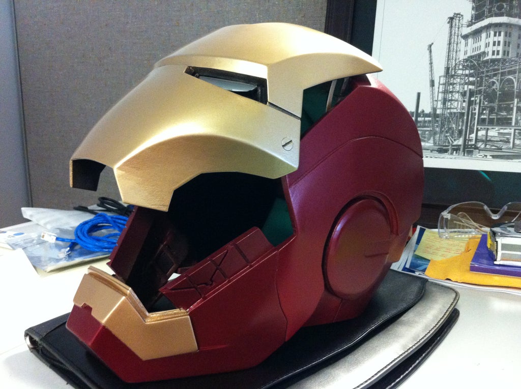 3d printing an ironman helmet 11 steps with pictures instructables