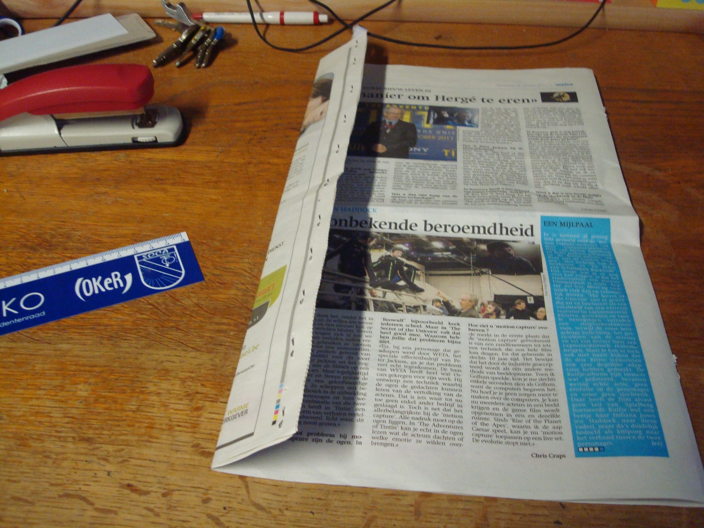 5 Minute Newspaper Bag 4 Steps Instructables