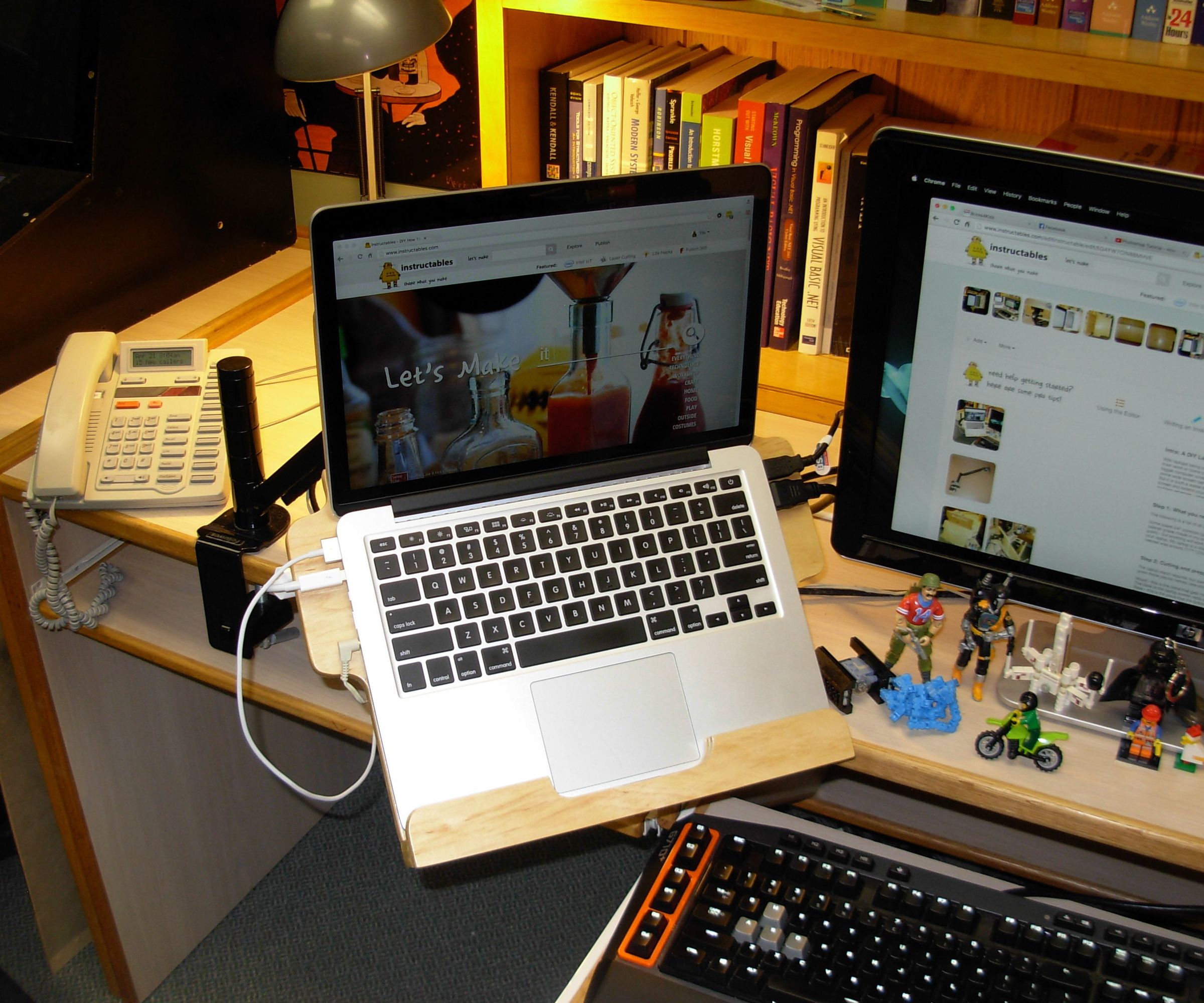 DIY guide for A DIY Laptop Rack with step-by-step instructions