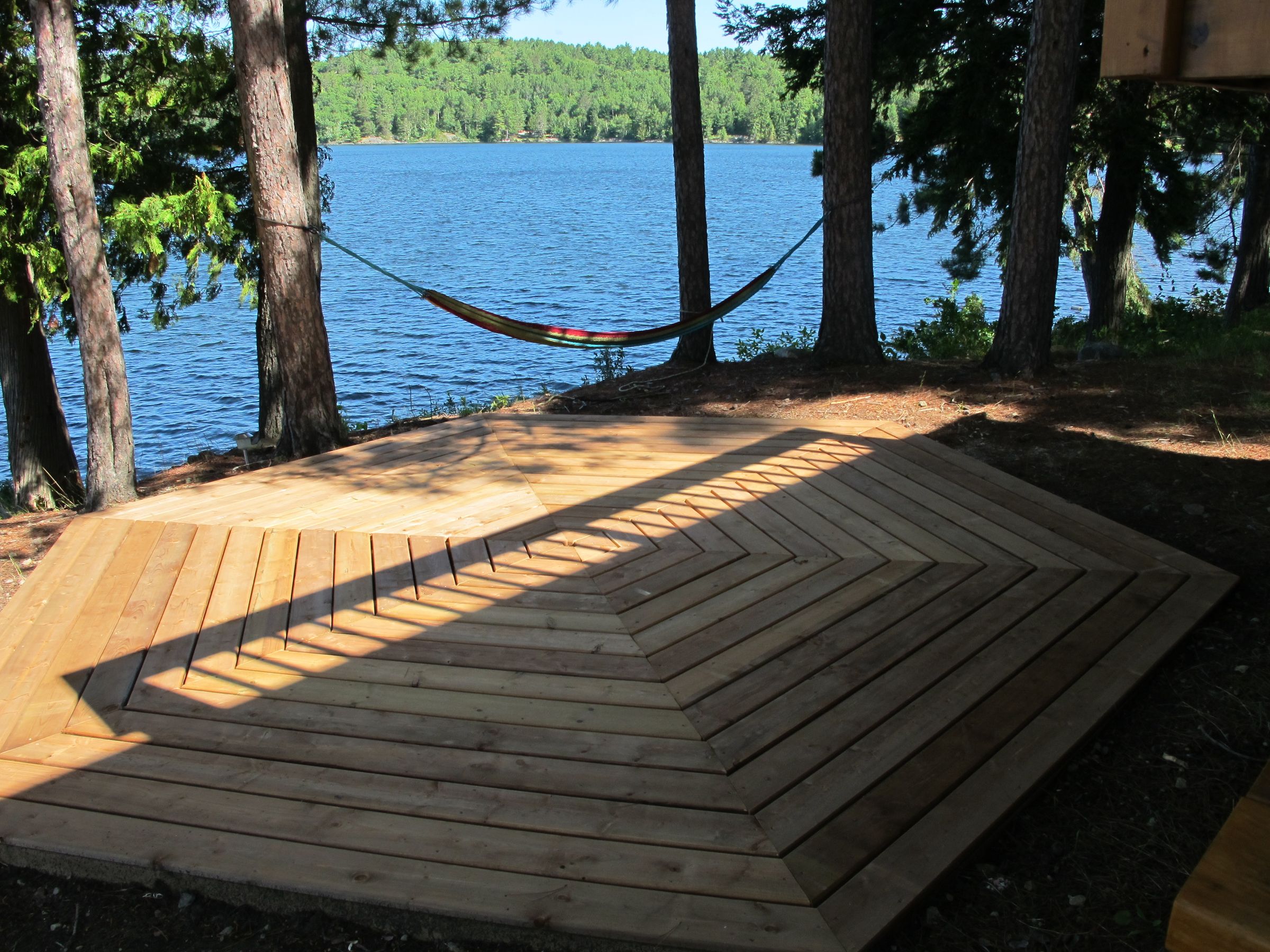 Hexagonal Deck 3 Steps Instructables