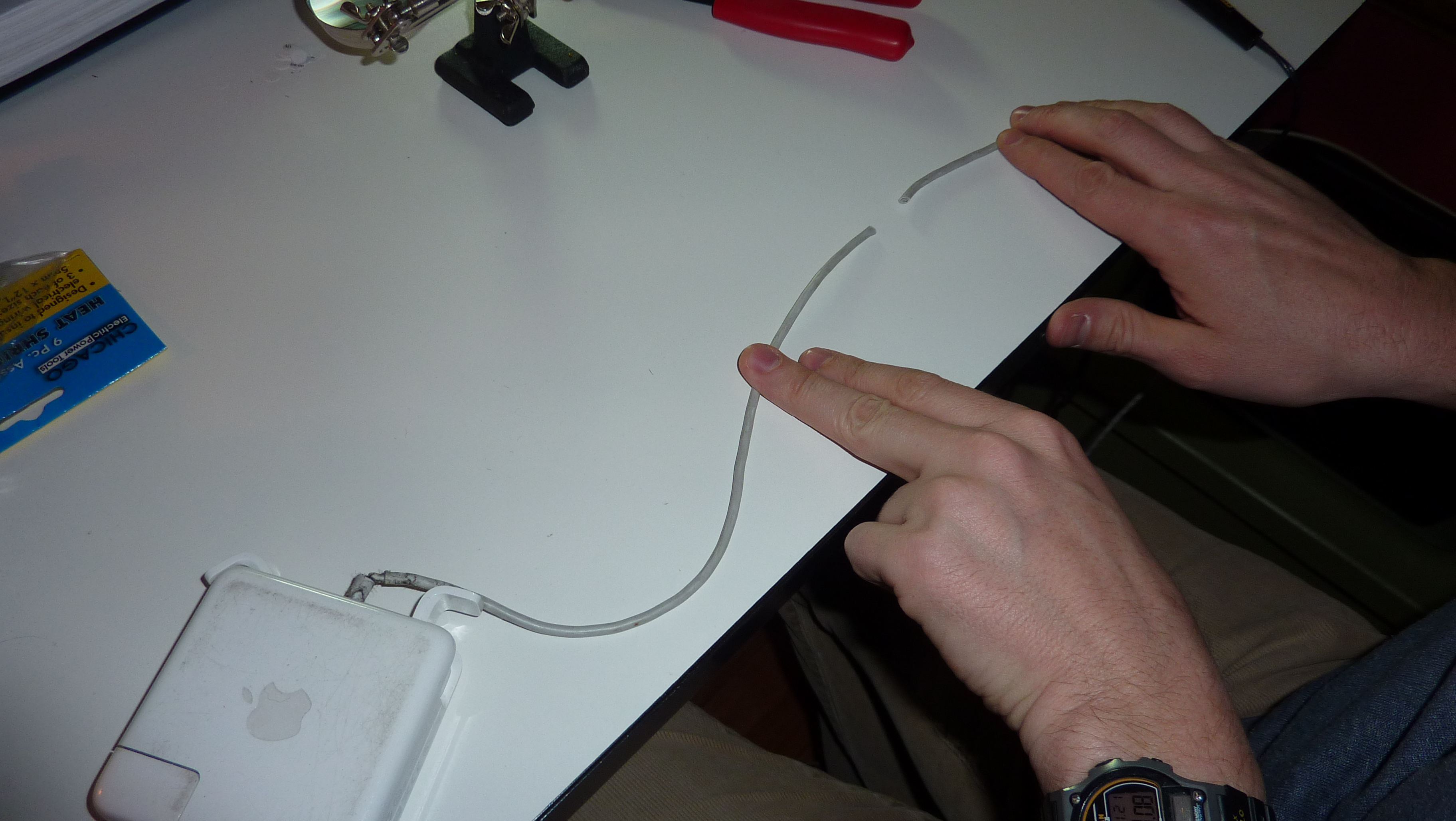 Apple Macbook Power Cord Repair 4 Steps Instructables