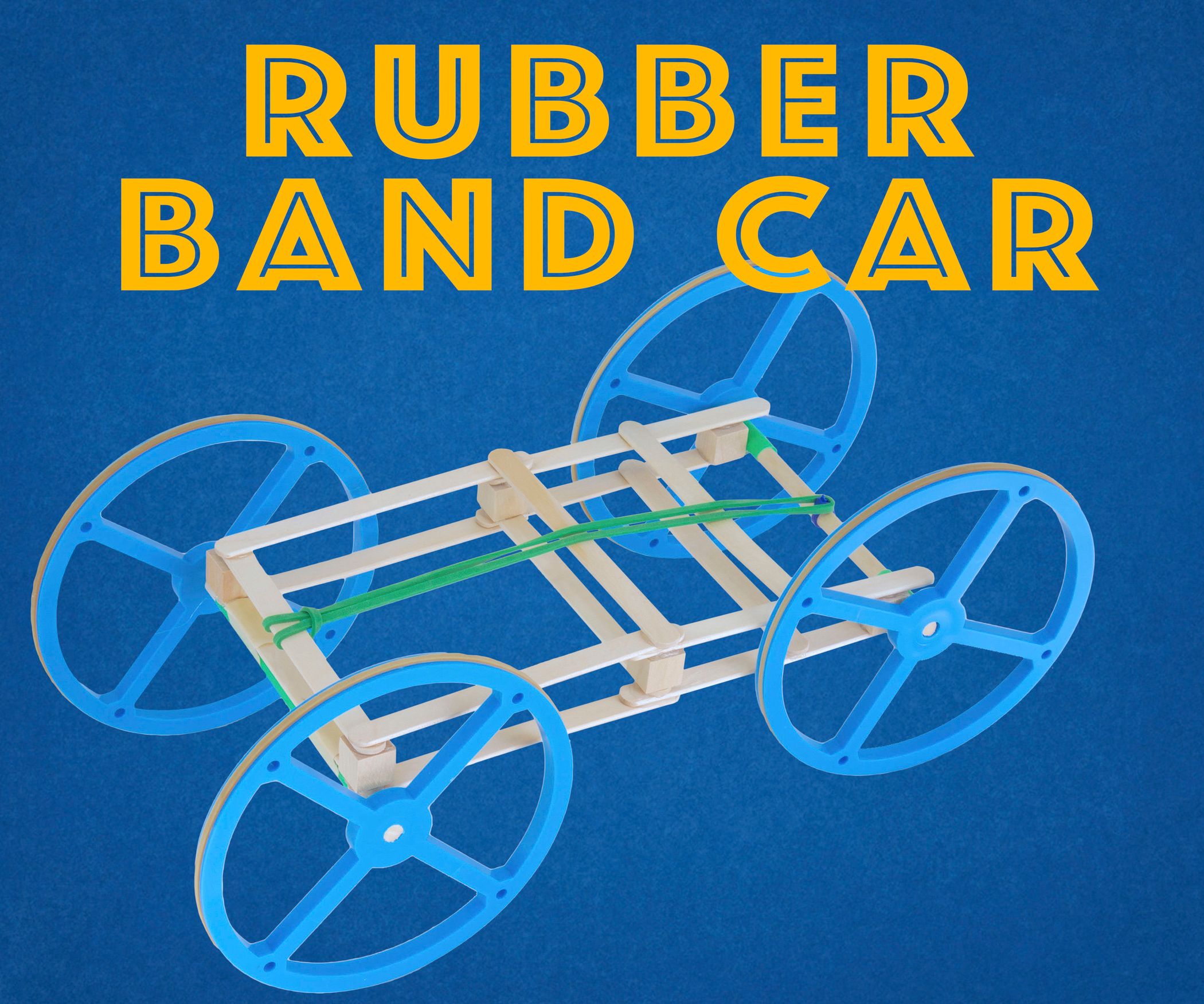 The Best Rubber Band Car 9 Steps With Pictures Instructables