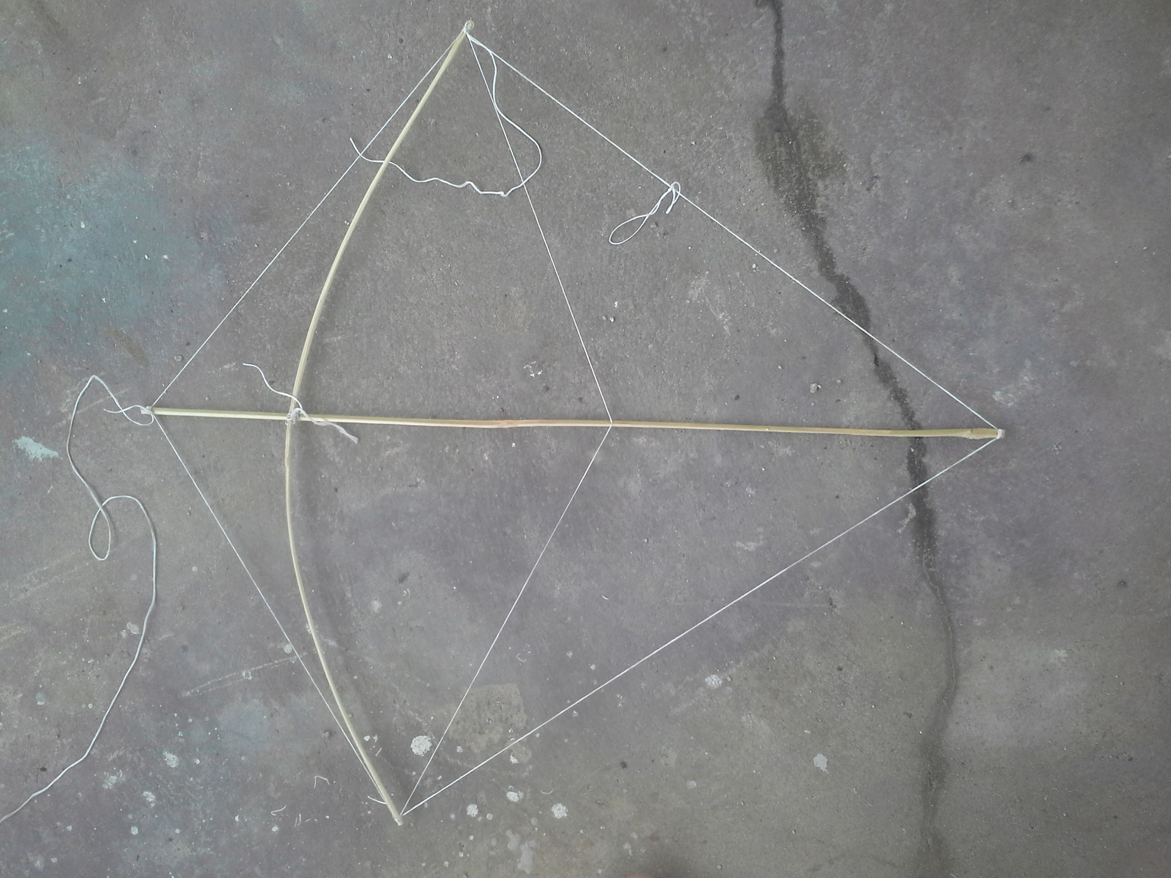 Bamboo Traditional Kite(plastic Welding) 6 Steps (with Pictures
