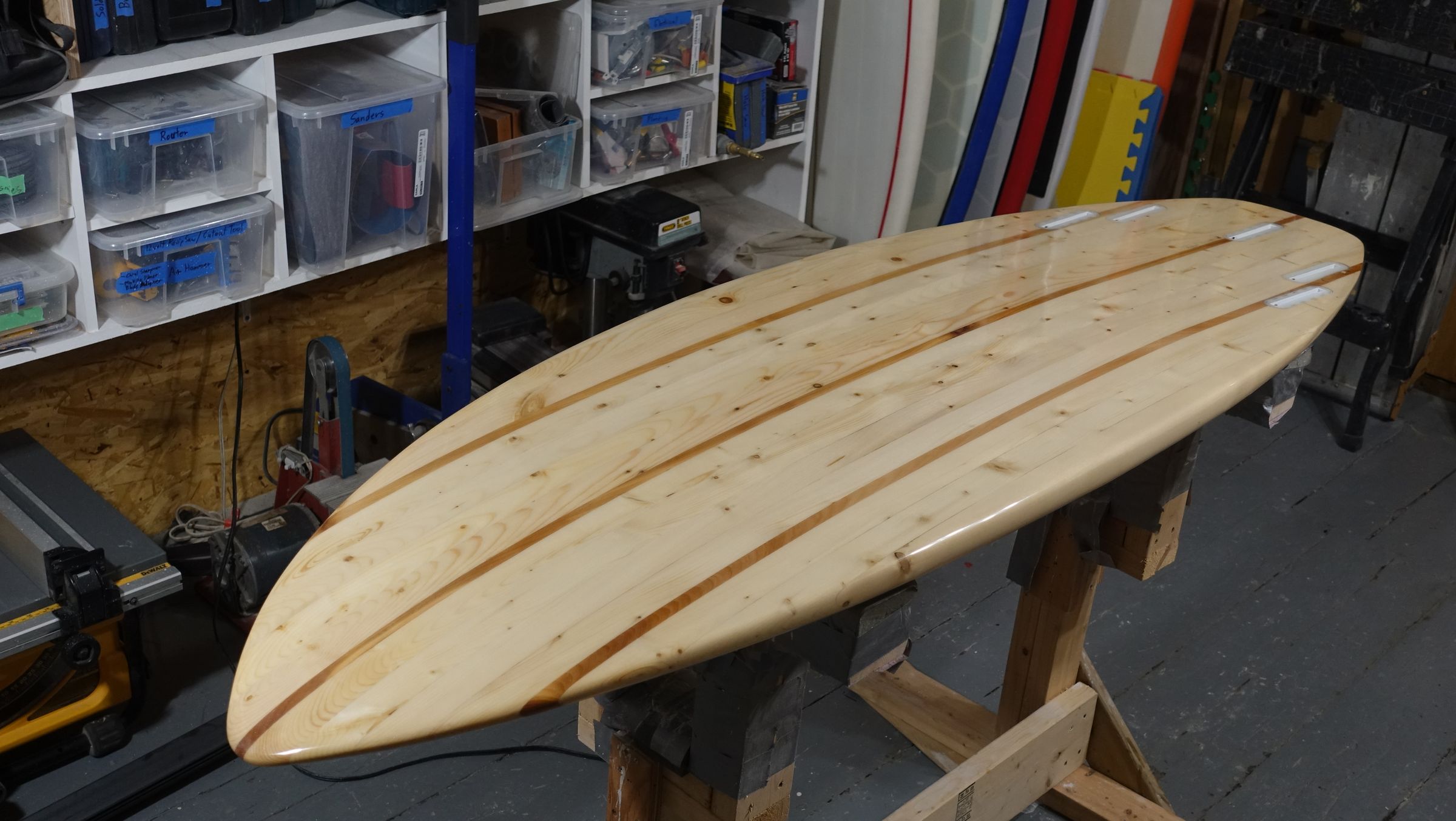 How to Make a Chambered Wooden Surfboard 18 Steps (with Pictures