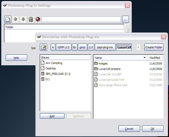 photoshop plugins in the gimp 6 steps