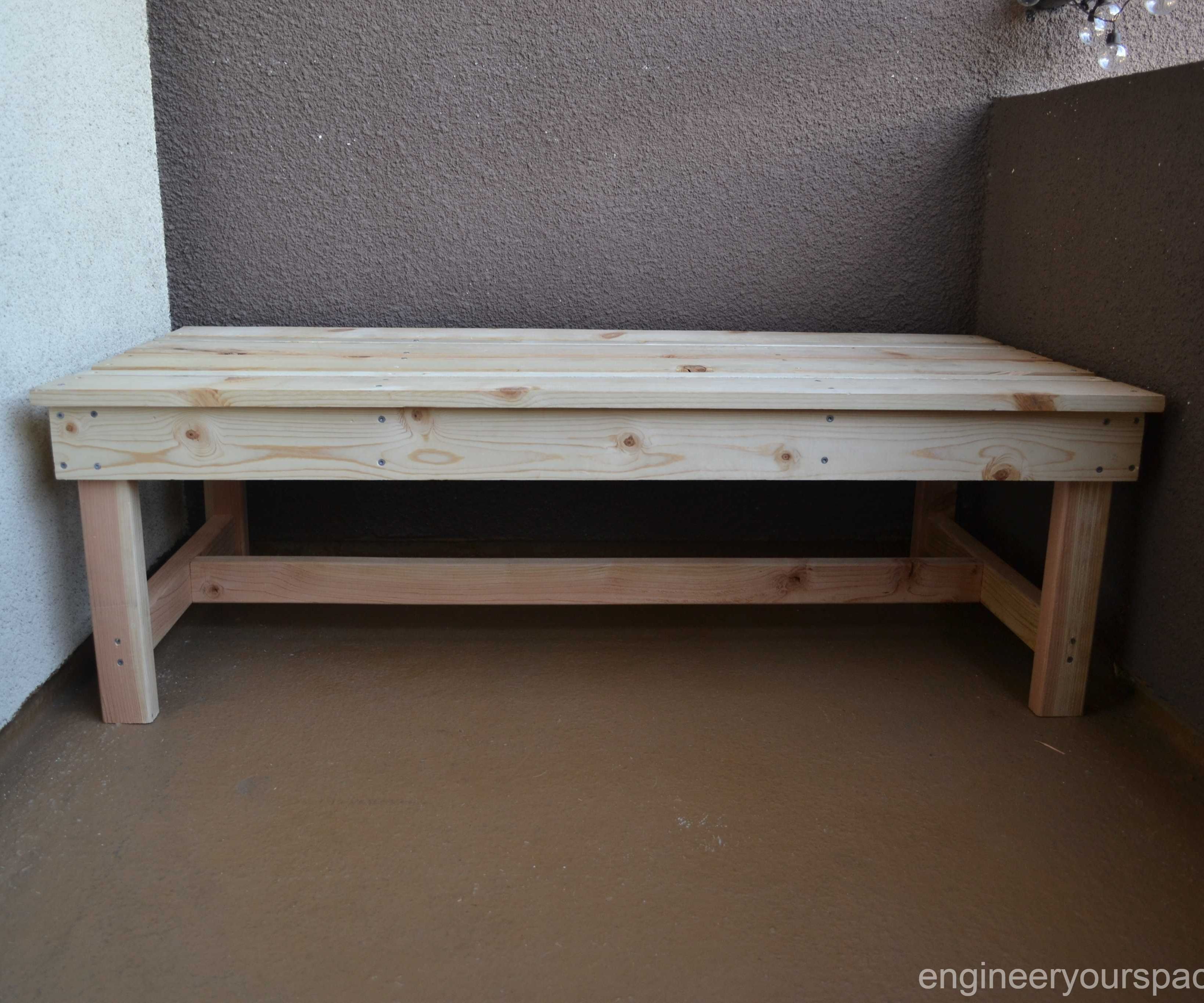 DIY Outdoor Bench