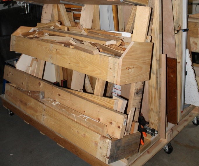 Flexible Mobile Lumber Storage Rack Using Pallets 5 Steps (with