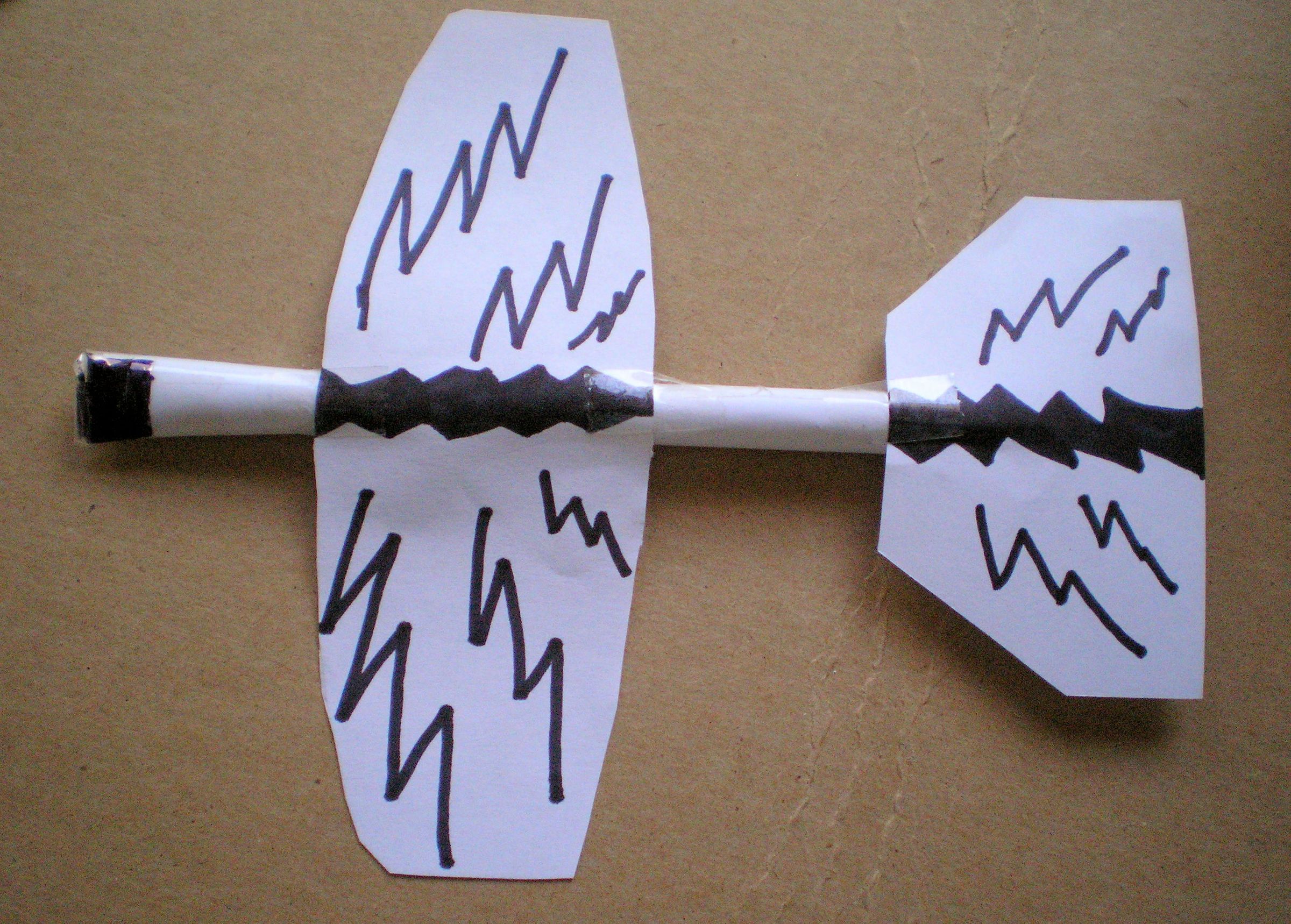 Launchable Drinking Straw Planes 6 Steps Instructables
