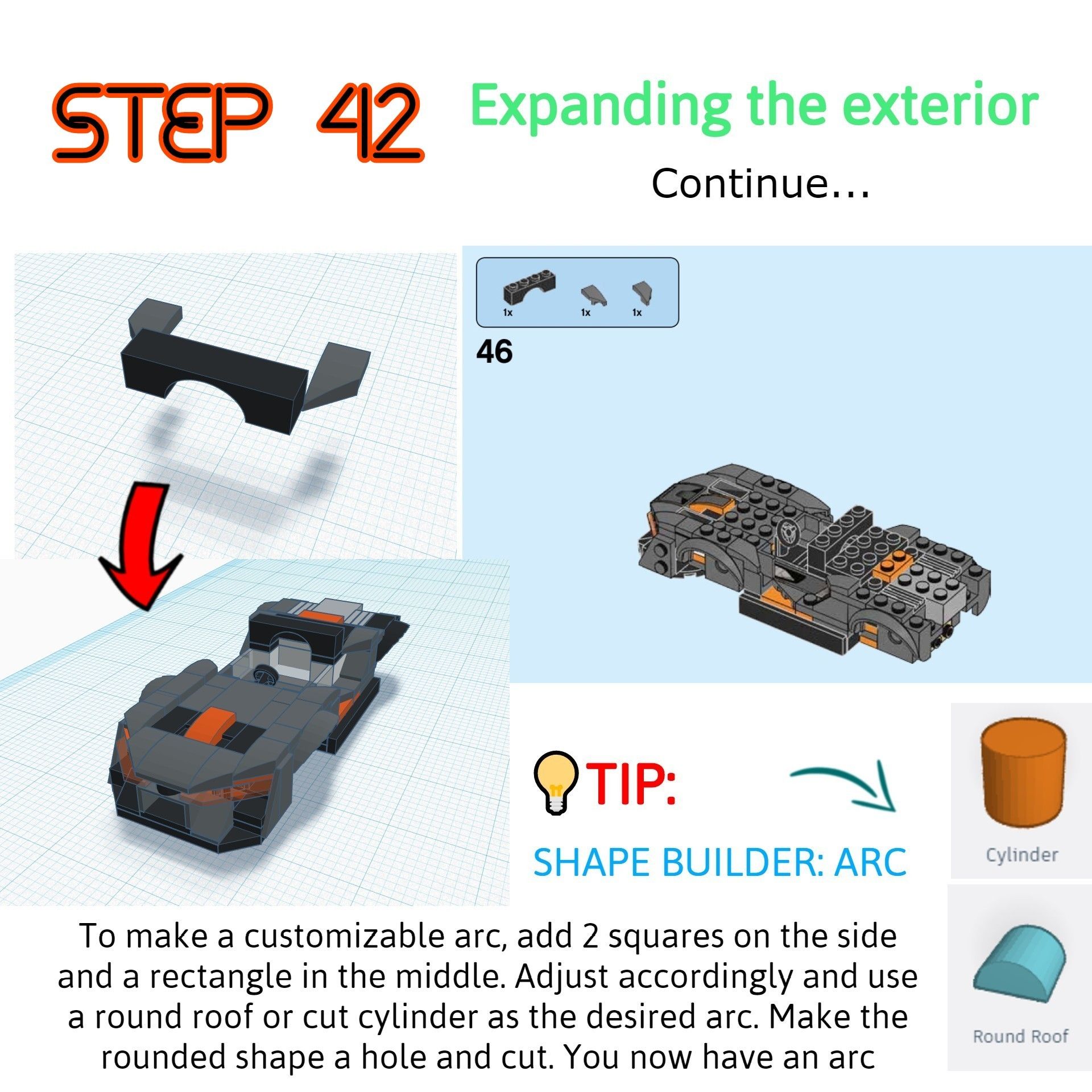 How to Make a McLaren Senna in Tinkercad 6 Steps (with Pictures
