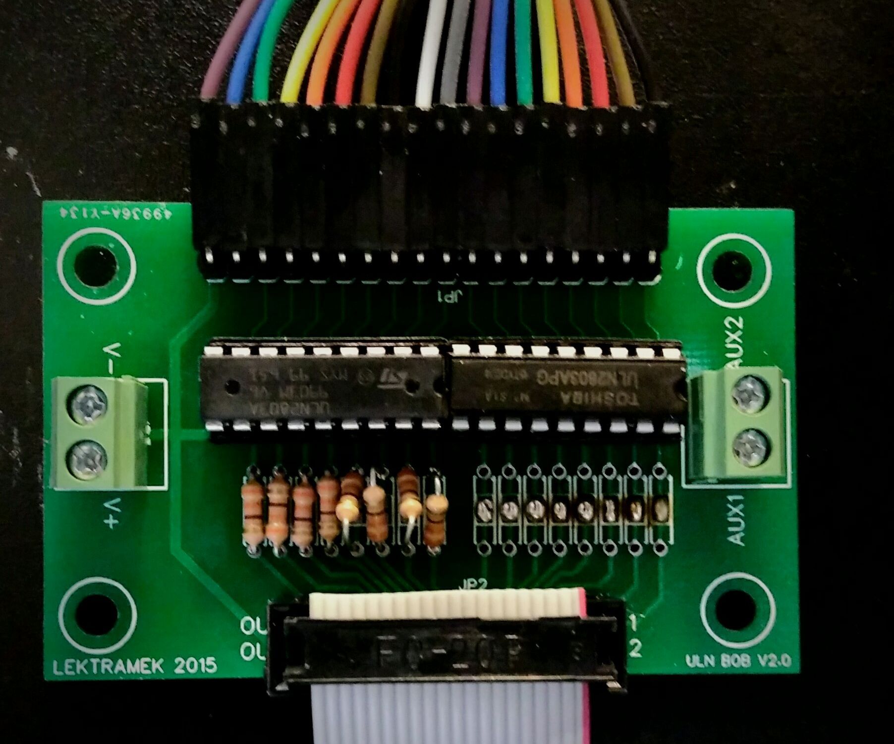 16 channel uln2xxx darlington transistor array breakout board DIY Project DIY Project Image
