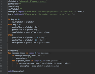 Caesar Cipher Program in Python : 4 Steps - Instructables