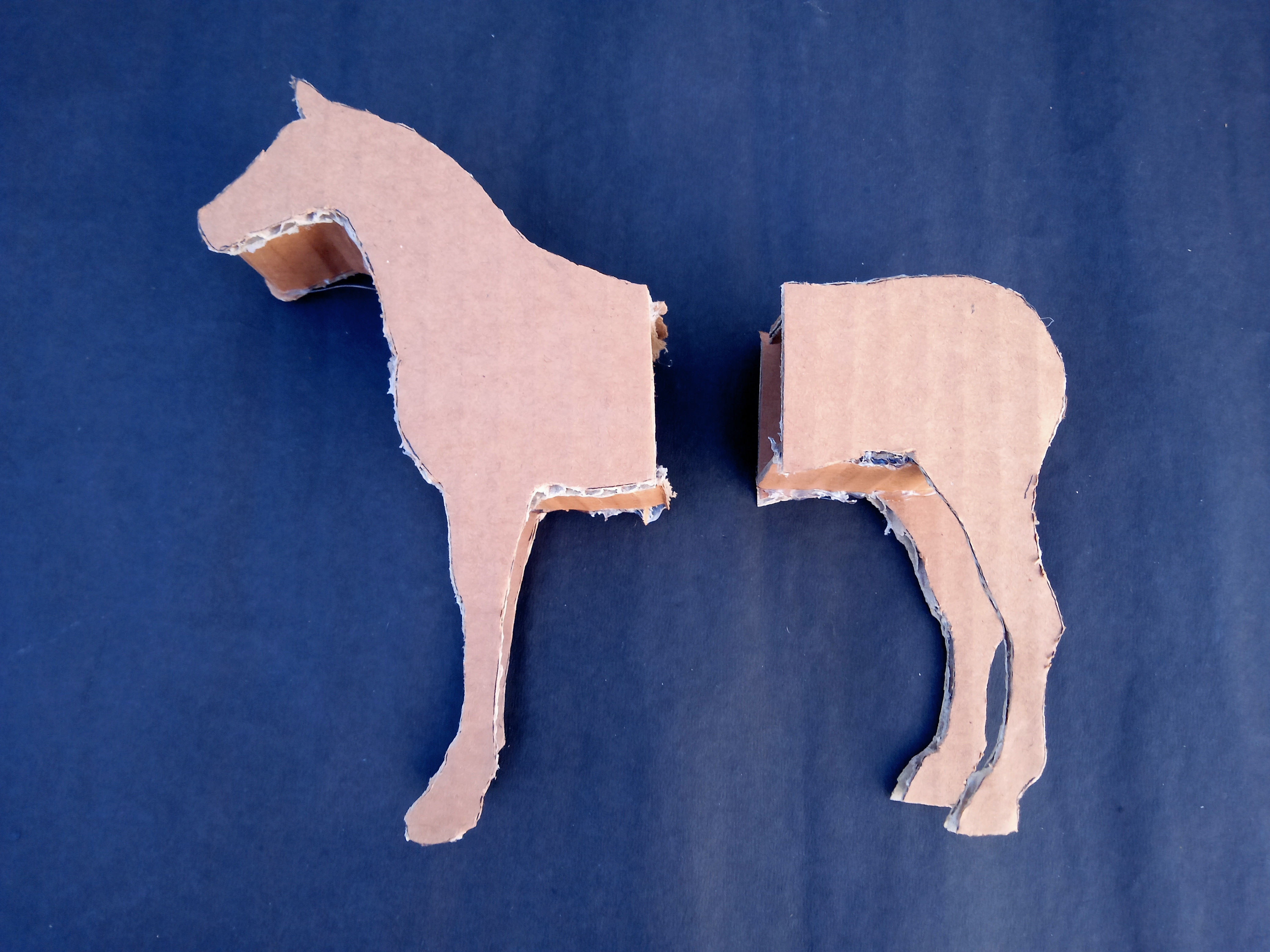 Easy Cardboard Running Horse 6 Steps (with Pictures) Instructables