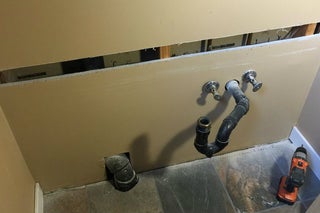 How To Install A Wall Hung Vanity 5 Steps With Pictures Instructables