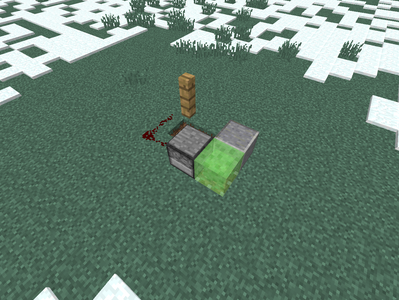 Minecraft Slime Block Elevator 3 Steps Instructables