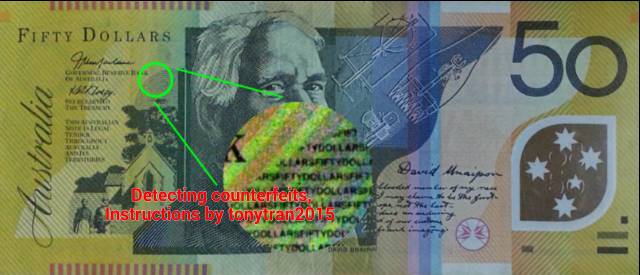 Detecting Counterfeit Currency, Australian Polymer Dollars. : 15 Steps  (With Pictures) - Instructables
