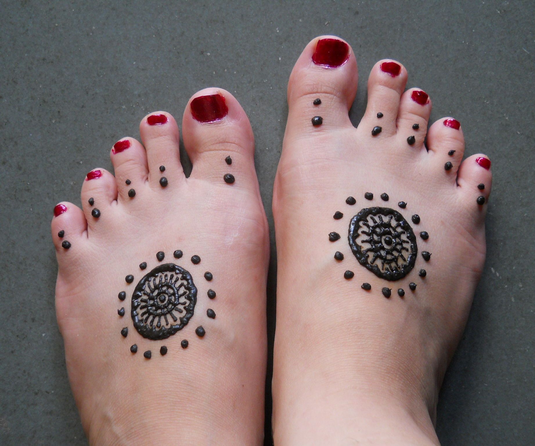 Simple Henna Design for Feet - Instructables