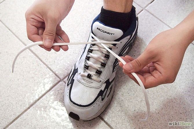 tying your shoe