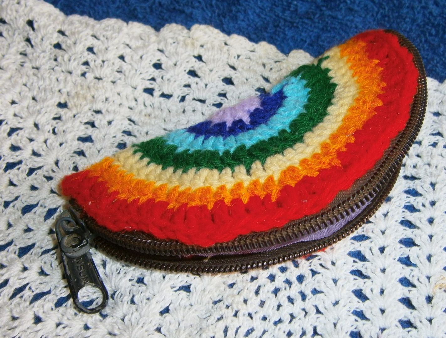 Crochet Rainbow Coin Purse 14 Steps (with Pictures) Instructables