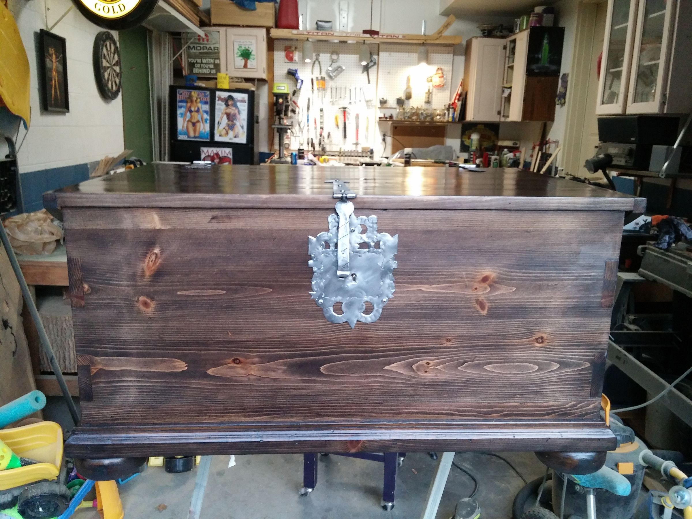 Breathing New Life Into a Tired Old Toy Chest (And How to Refinish Wood