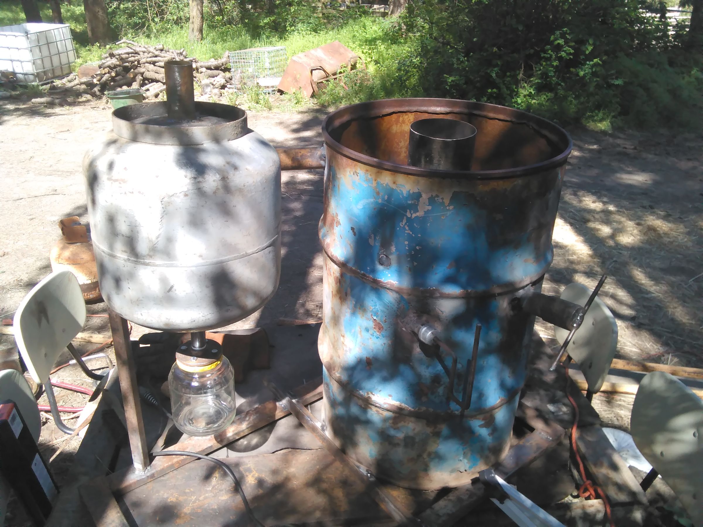 Power in the Apocalypse (How to Build a WoodGasifier) 6 Steps (with Pictures) Instructables