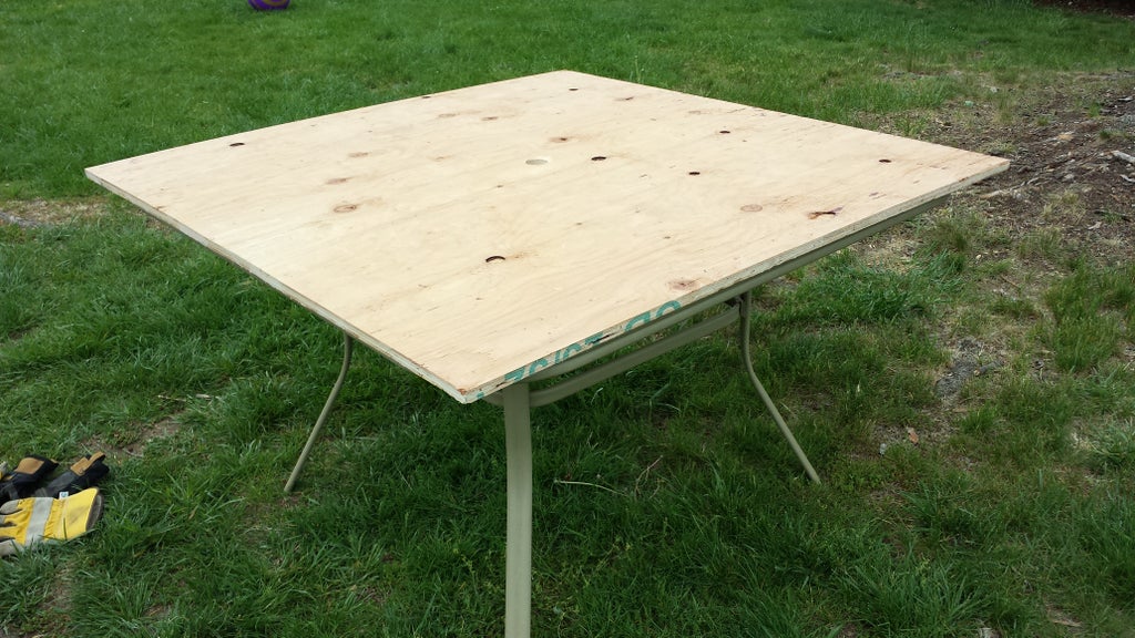 Fail Patio Table Top Replacement 5 Steps With Pictures Instructables Fail Patio Table Top Replacement 5, Outdoor Table Top Replacement Tiles