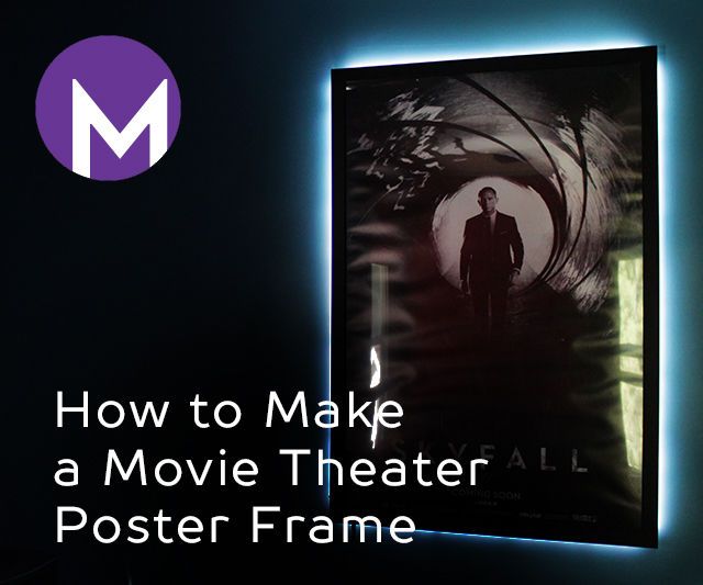 How to Make a Movie Theater Poster Frame 8 Steps (with Pictures