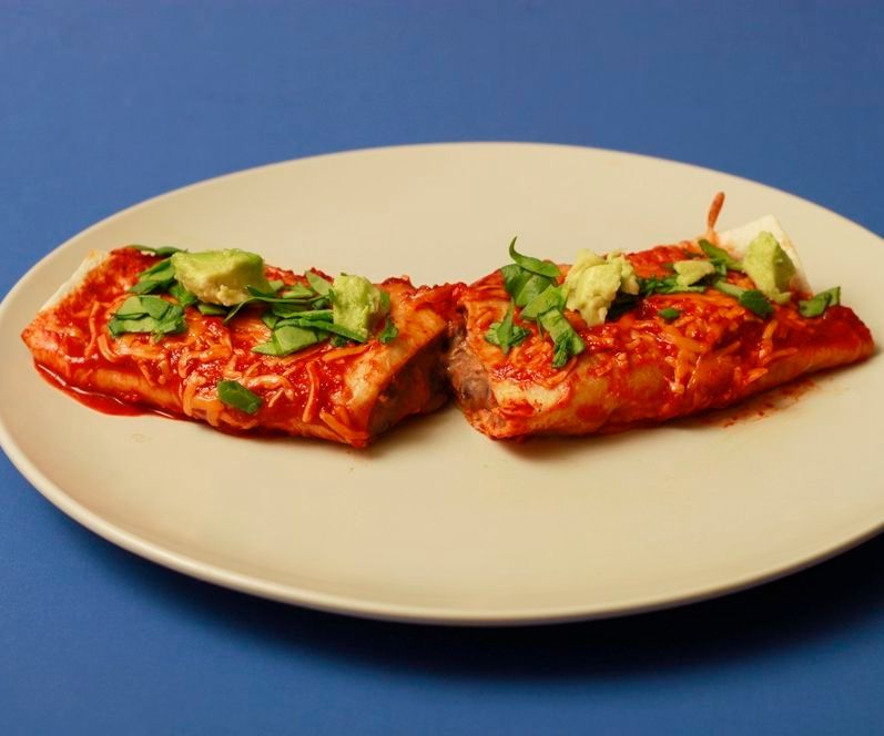 Vegetarian Bean Enchiladas