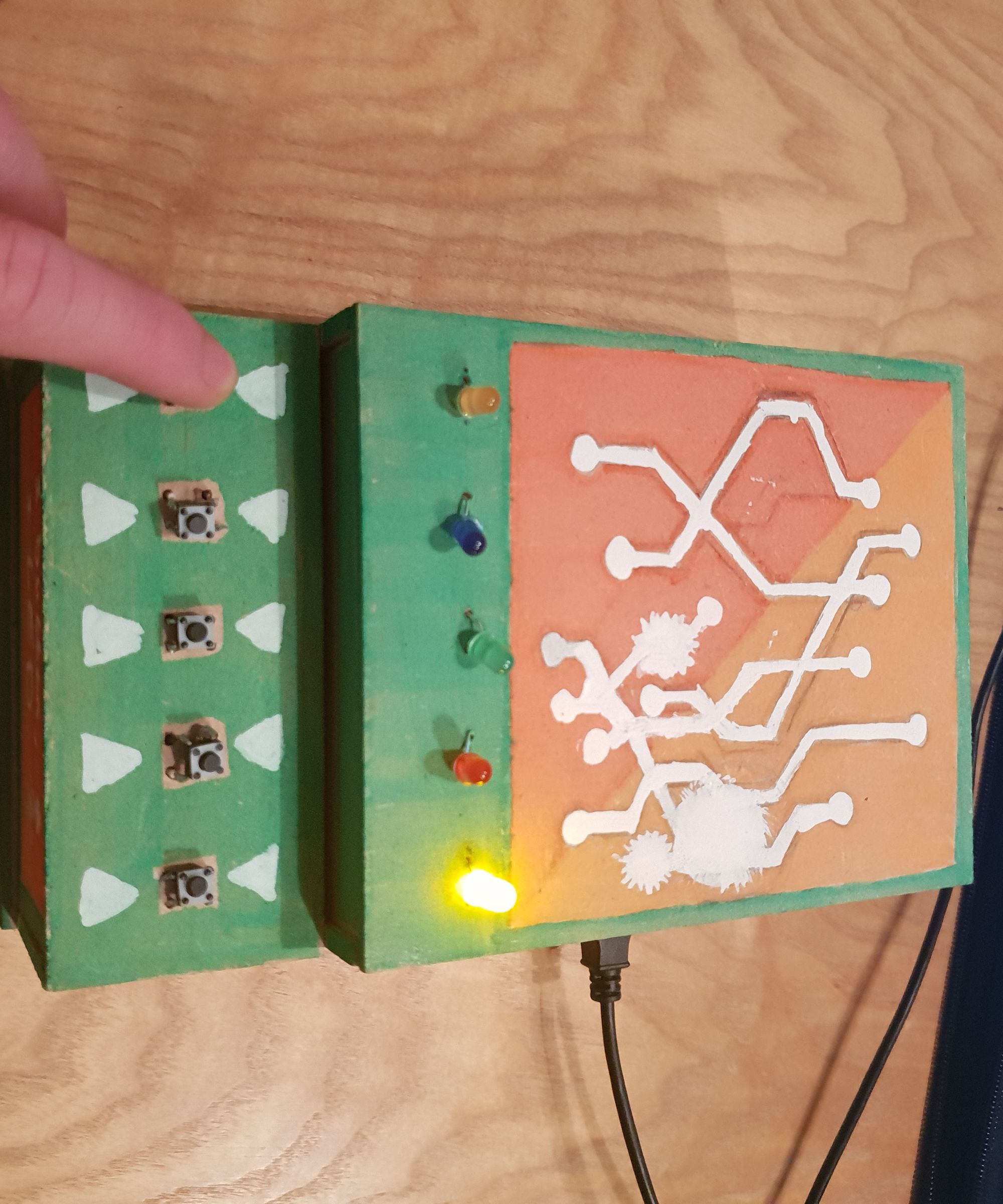 1 button, 1 led. DIY Project DIY Project Image