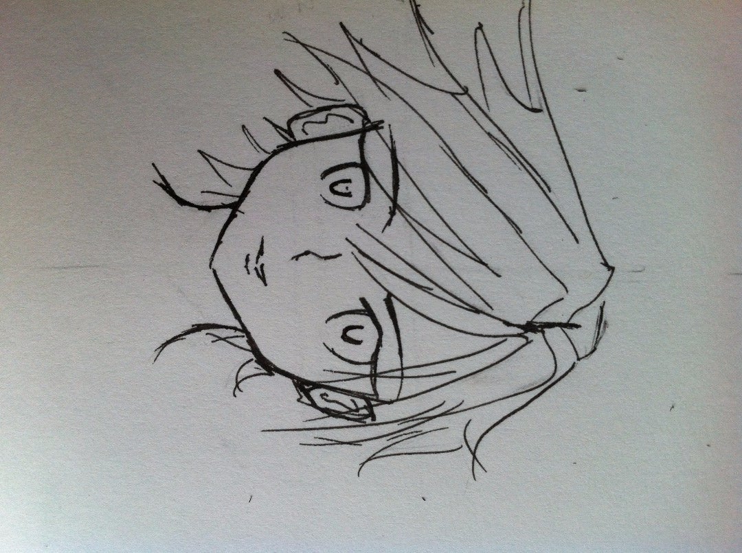 How To Draw An Anime Face Female 14 Steps Instructables
