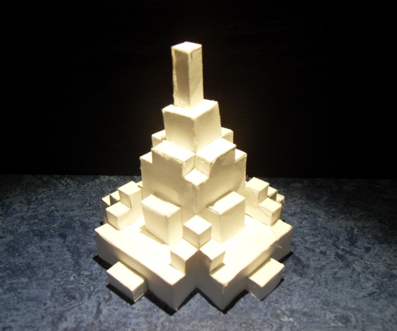 3d building papercraft with grid paper!! DIY Project DIY Project Image