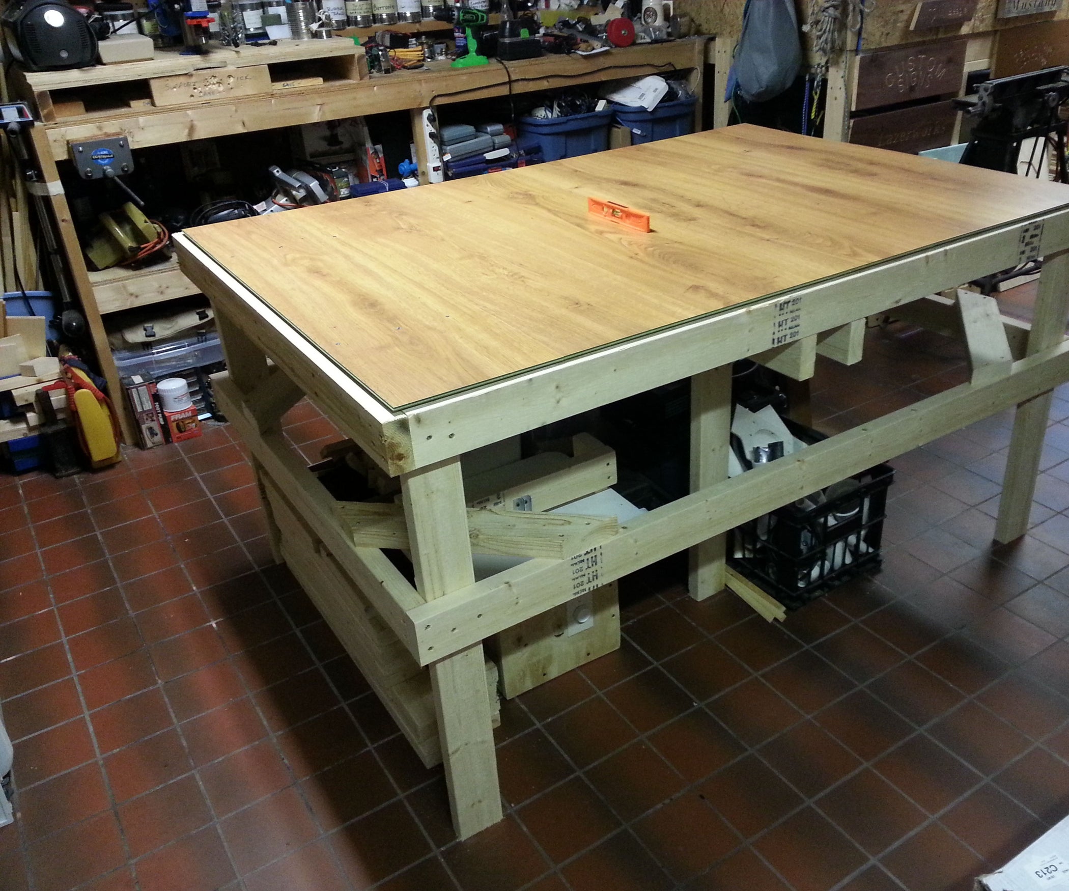 Laminate Flooring Workbench Instructables