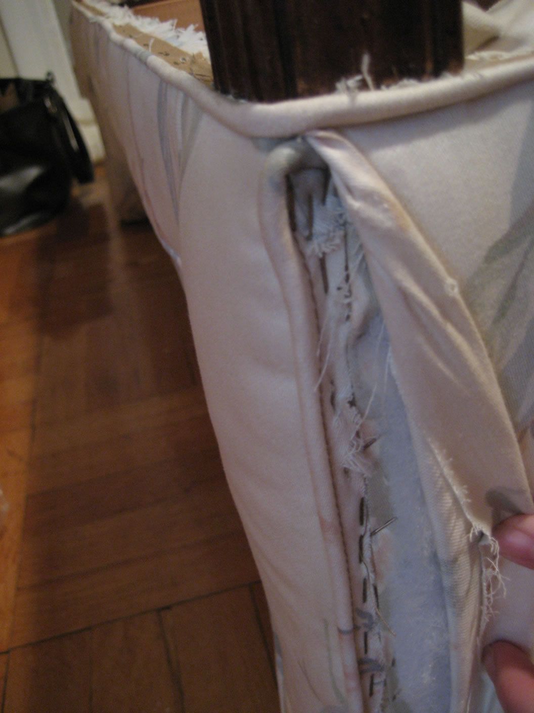 Upholster a Settee 9 Steps Instructables