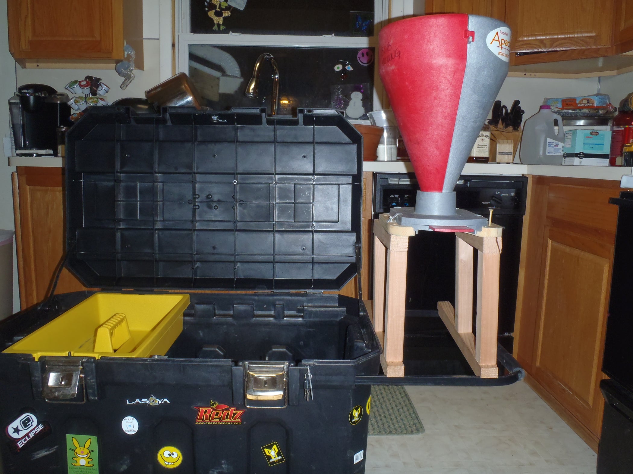 Paintball Pod Quick Loader Tool Box Attachment Version 1 3 Steps