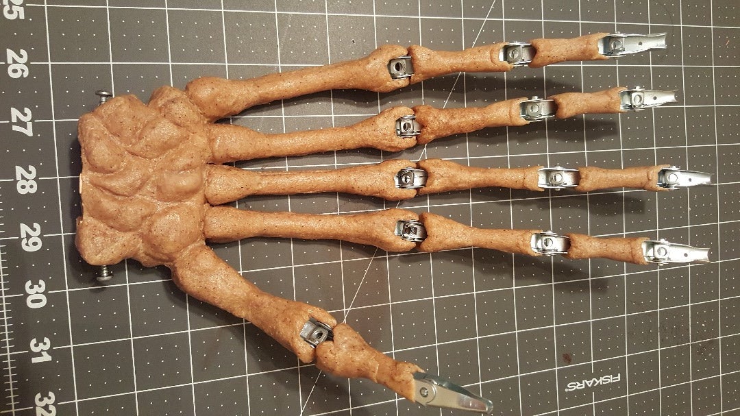 Articulated Skeleton Hand 7 Steps (with Pictures) Instructables