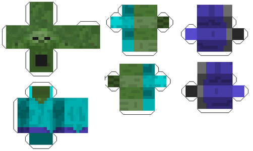 Minecraft Paper Craft Instructables Minecraft Paper Craft Instructables