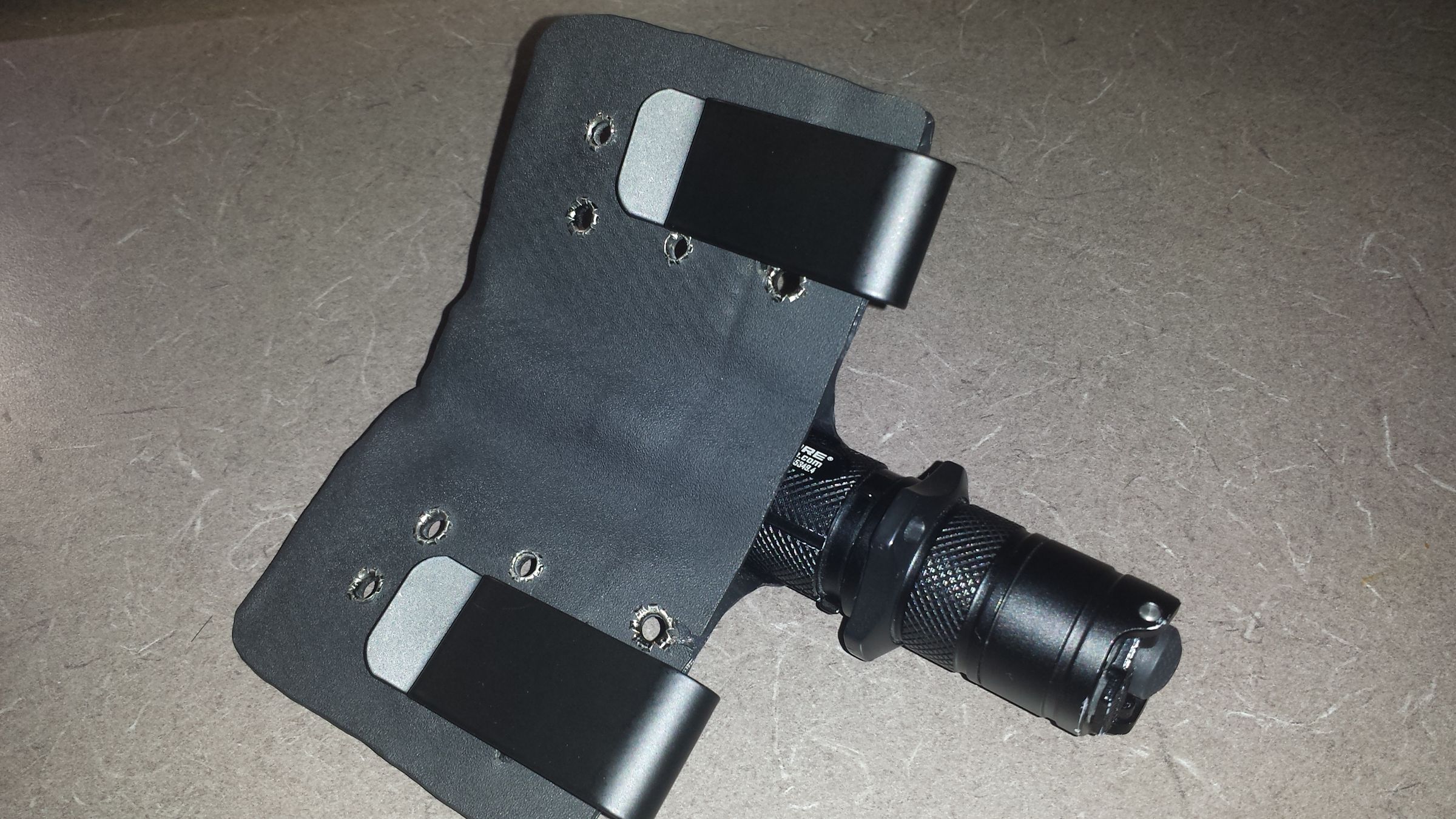 Kydex Flashlight Holster 7 Steps Instructables