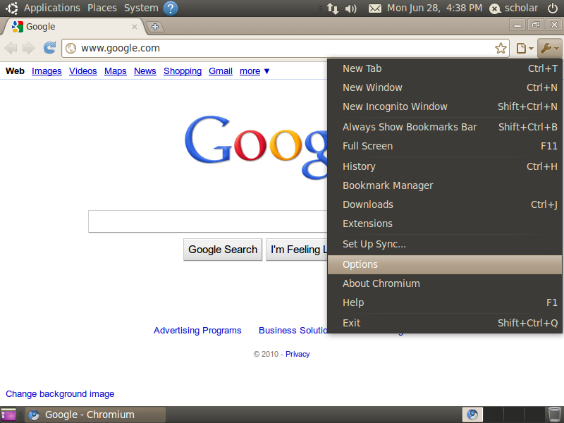 Set Up Chromium